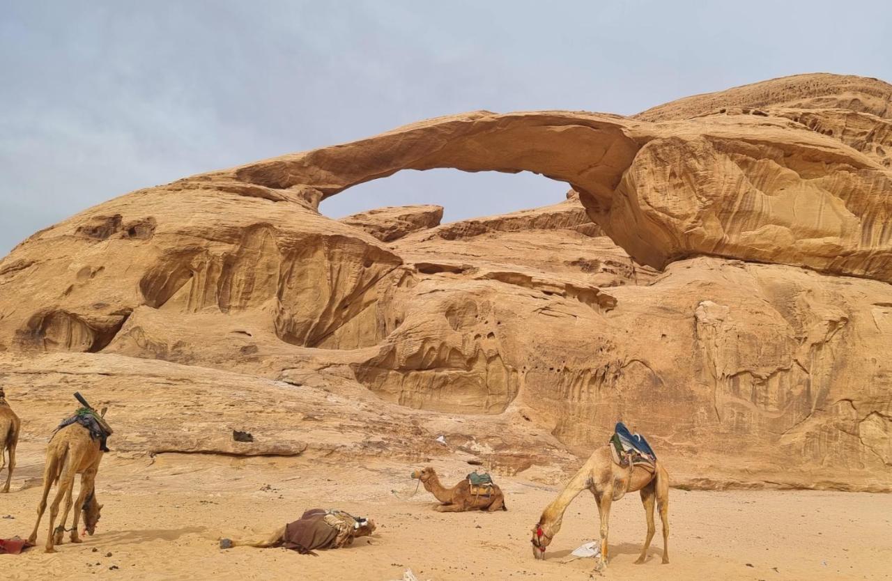 Wadi rum Hugo camp Bagian luar foto