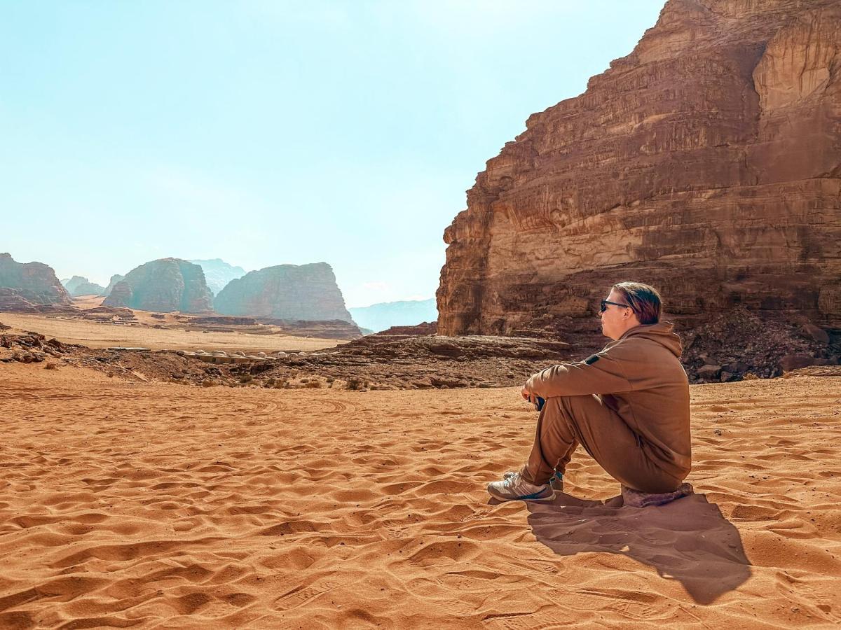 Wadi rum Hugo camp Bagian luar foto