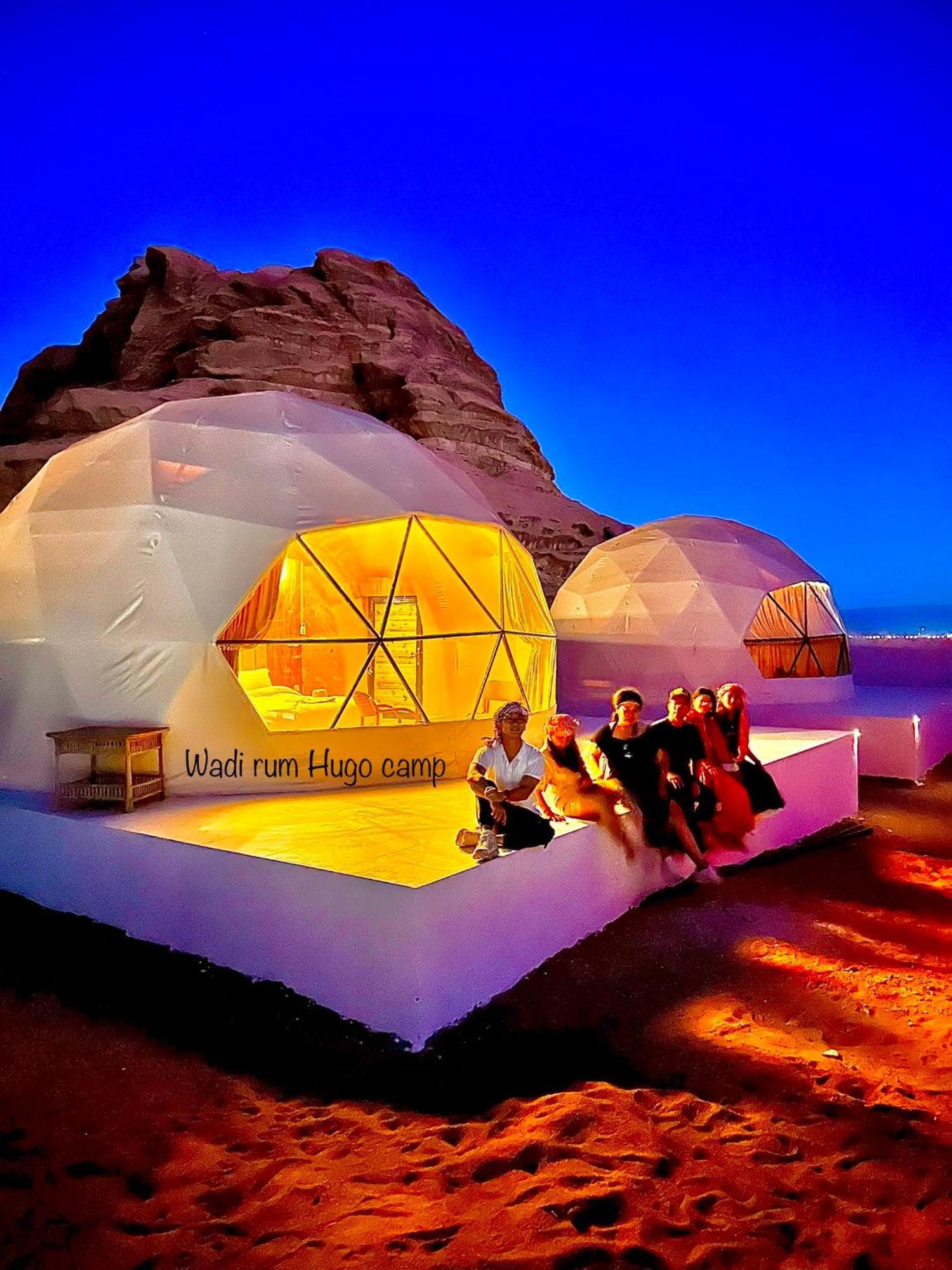 Wadi rum Hugo camp Bagian luar foto