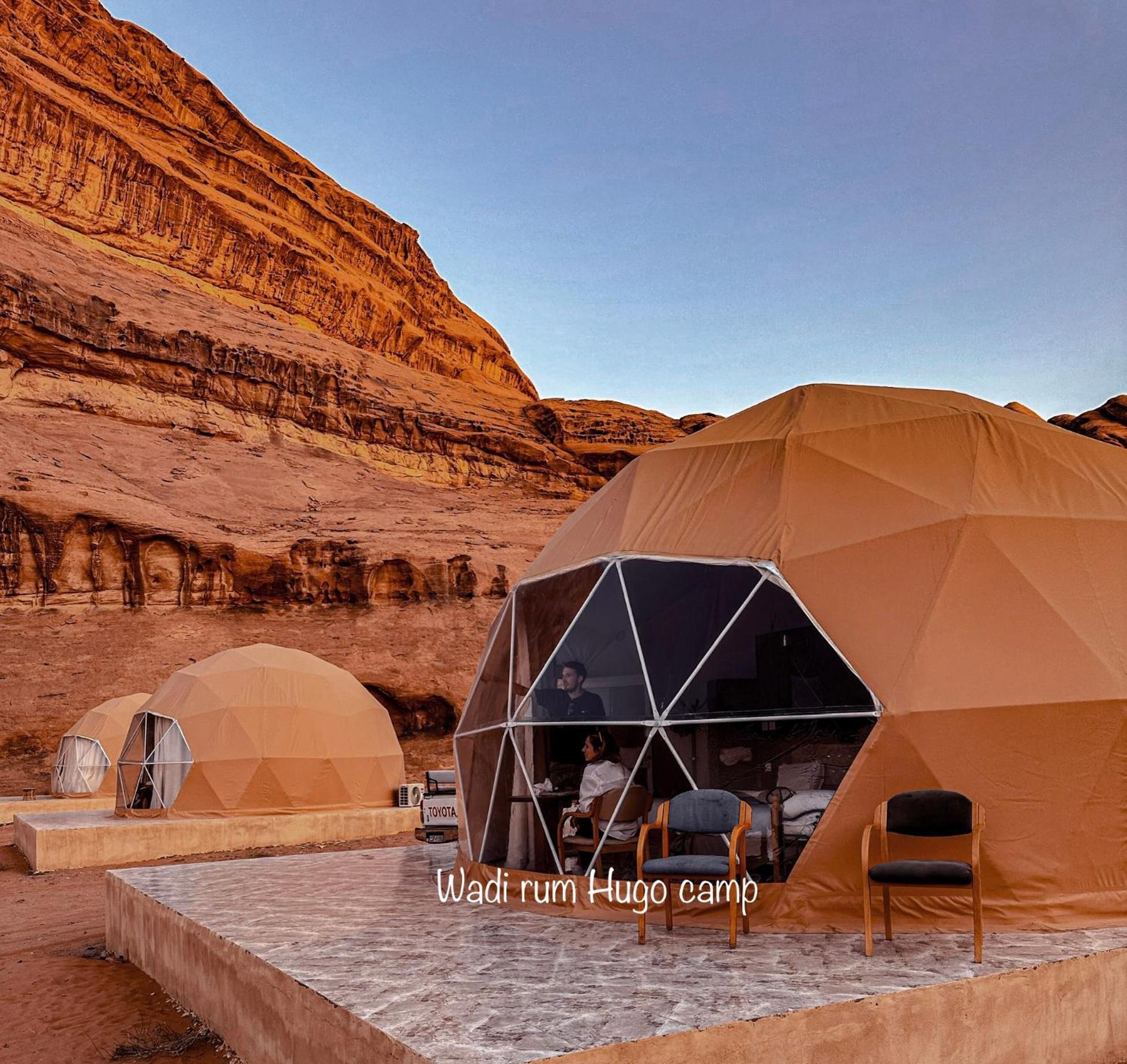 Wadi rum Hugo camp Bagian luar foto