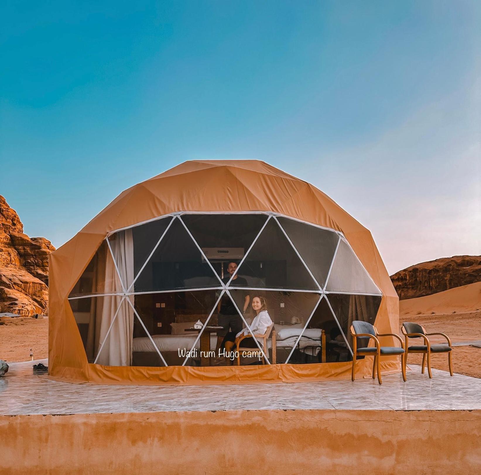 Wadi rum Hugo camp Bagian luar foto