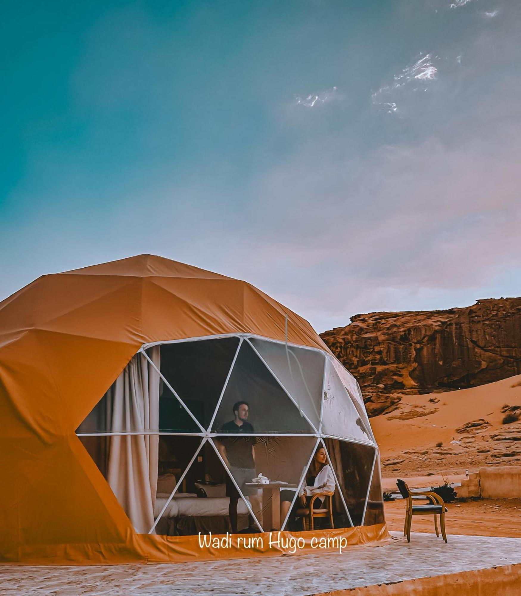 Wadi rum Hugo camp Bagian luar foto